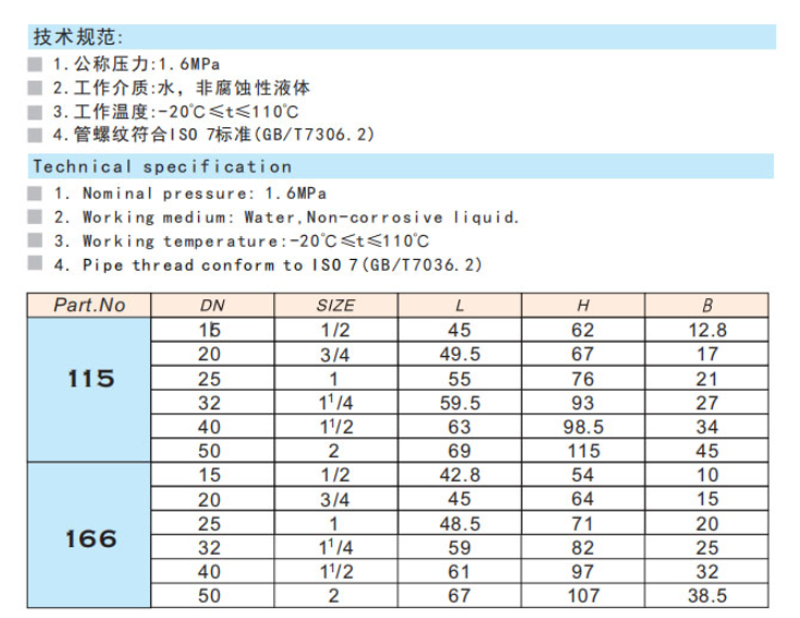 乐天堂黄铜带锁闸阀技术参数