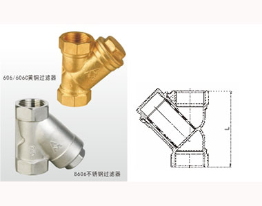 乐天堂不锈钢丝口过滤器结构图