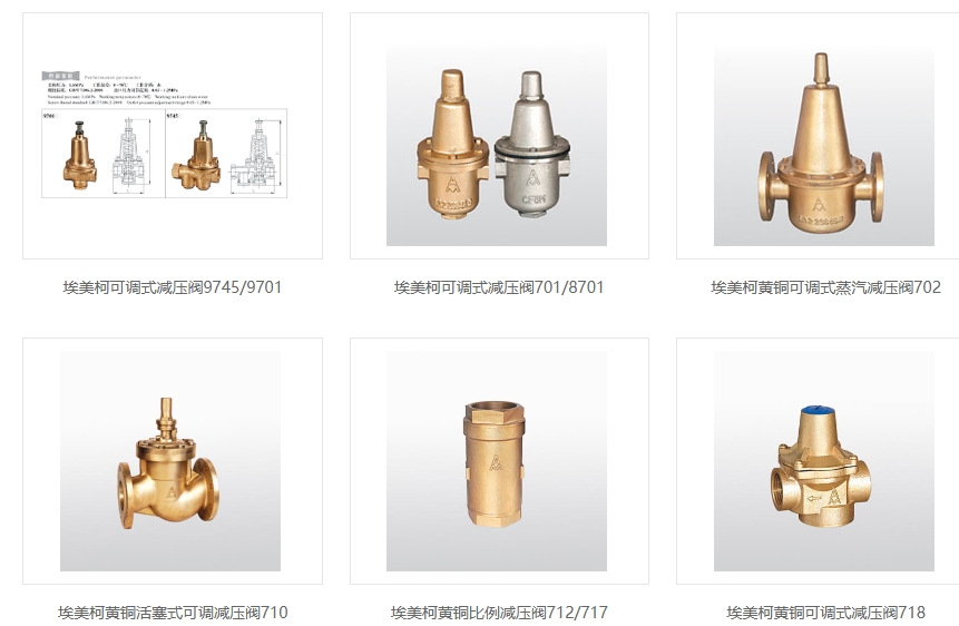 乐天堂黄铜减压阀展示